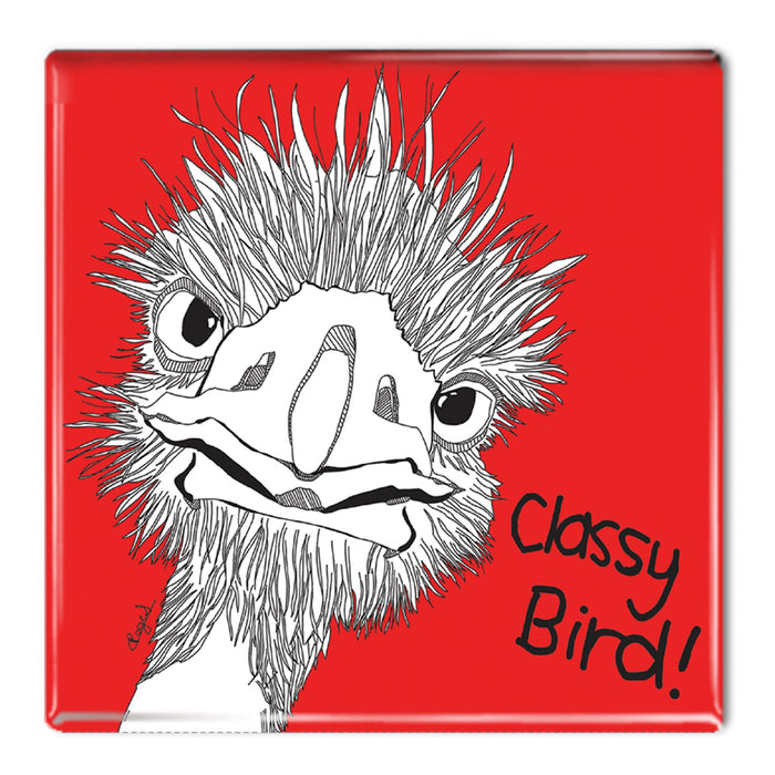 Classy Bird! - Fridge Magnet