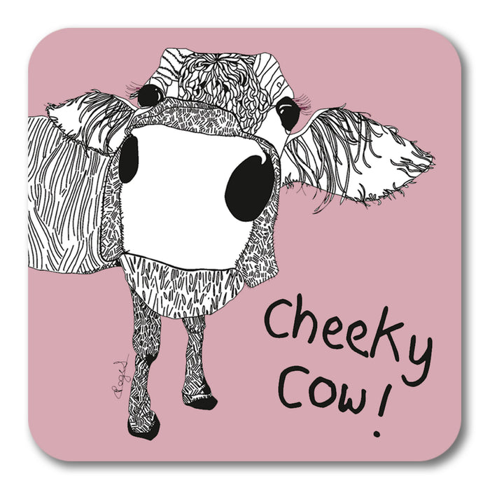 Cheeky Cow! Coaster