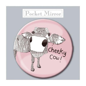 Cheeky Cow! Pocket Mirror