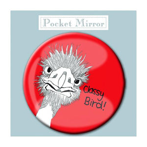 Classy Bird! Pocket Mirror