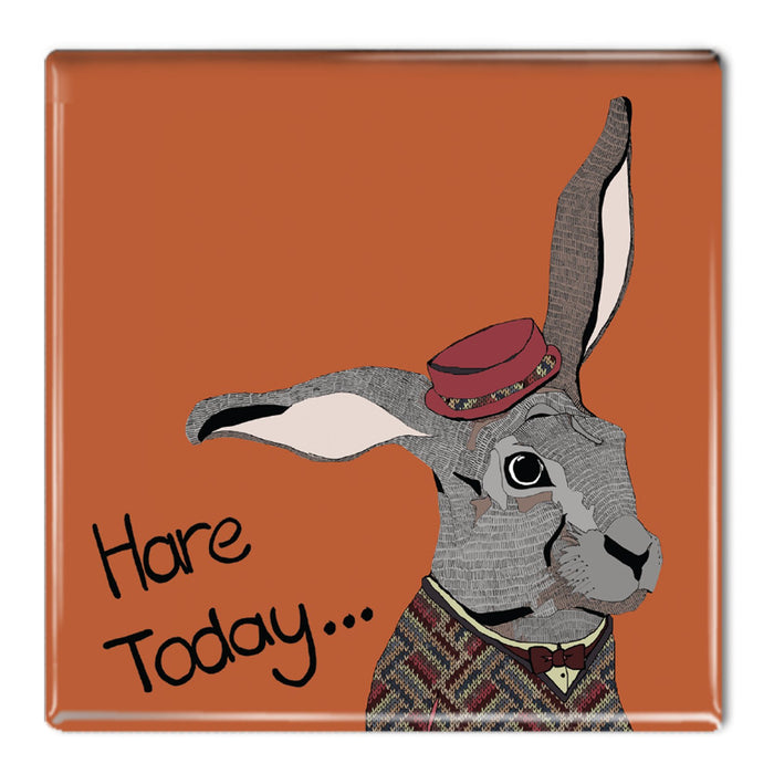 Hare Today - Fridge Magnet