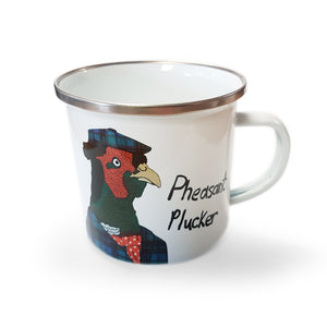 Pheasant Plucker - Enamel Mugs