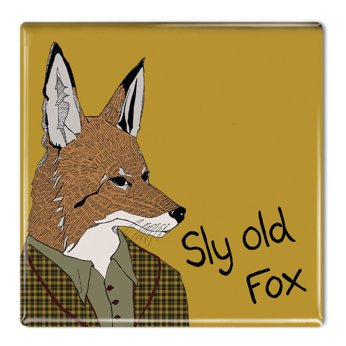 Sly Old Fox - Fridge Magnet