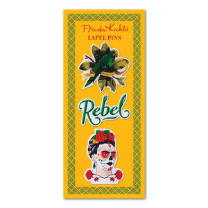 Frida Kahlo Rebel Lapel Pin Set