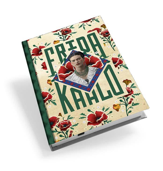 Frida Kahlo Red Poppies Hardback Journal