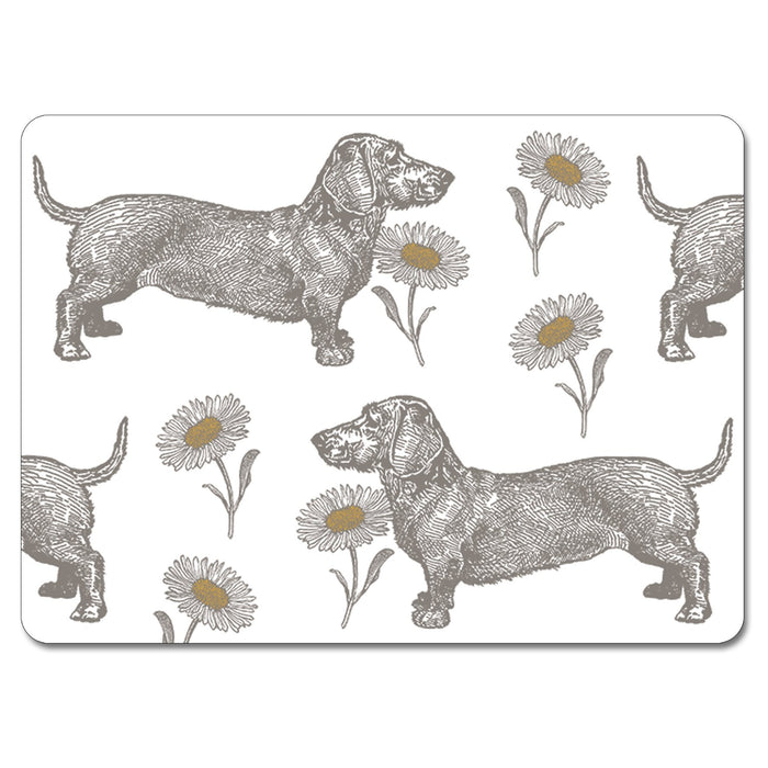 Dog and Daisy Tablemat Set of 4