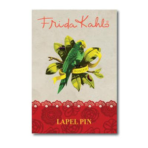 Frida Kahlo Parrot Lapel Pin