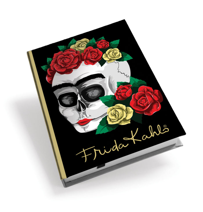 Frida Kahlo Floral Skull Hardback Journal