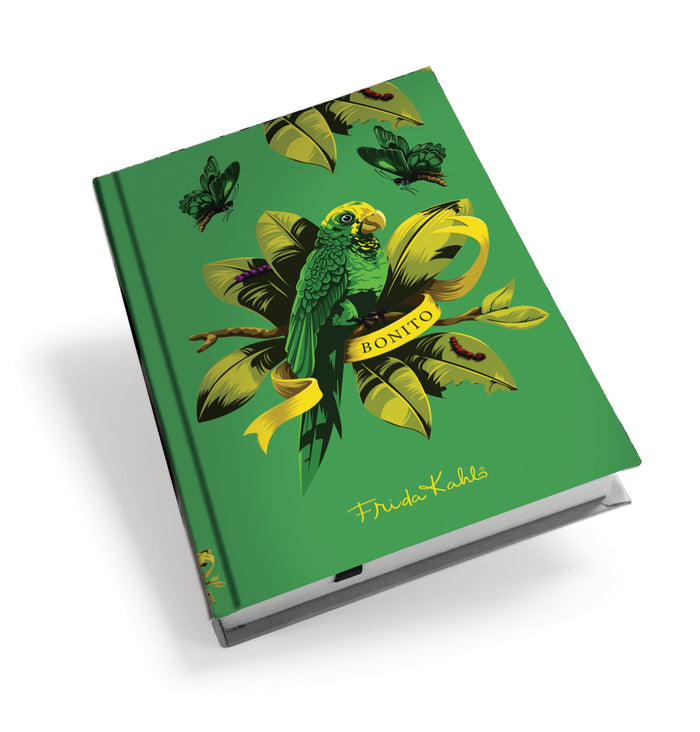 Frida Kahlo Parrot Hardback Journal