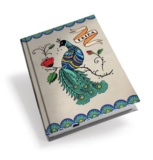 Frida Kahlo Peacock Hardback Journal