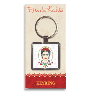 Frida Kahlo Frida Head Metal Keyring