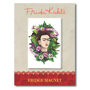 Frida Kahlo Flowers Fridge Magnet